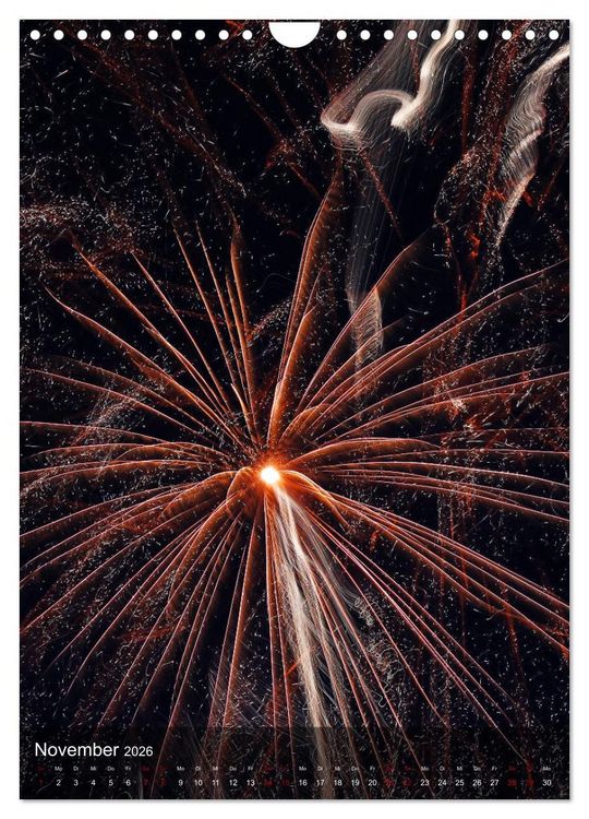 Produktbild: FEUERWERK - Lichtspiele (Wandkalender 2026 DIN A4 hoch), CALVENDO Monatskalender