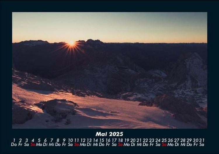 Produktbild: Bergige Welten 2025 Fotokalender DIN A5