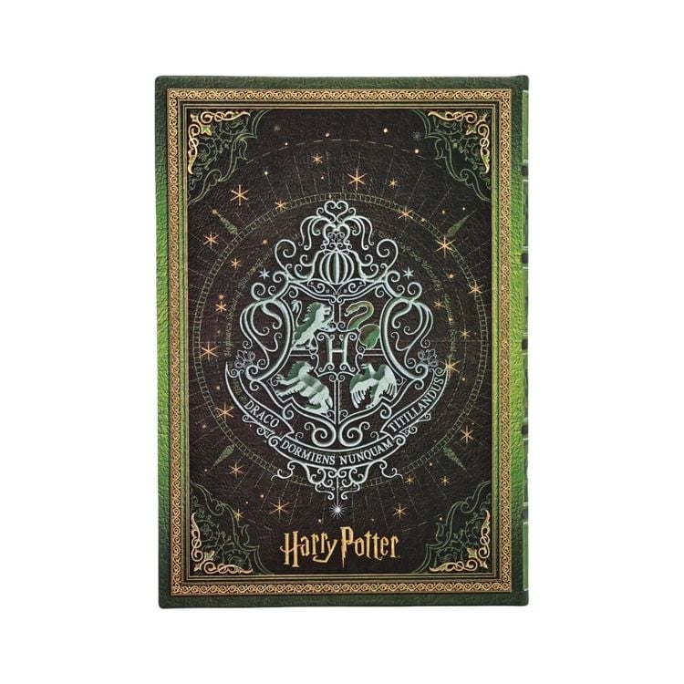 Produktbild: Hardcover Notizbuch, Slytherin, Midi, Spezial Liniert