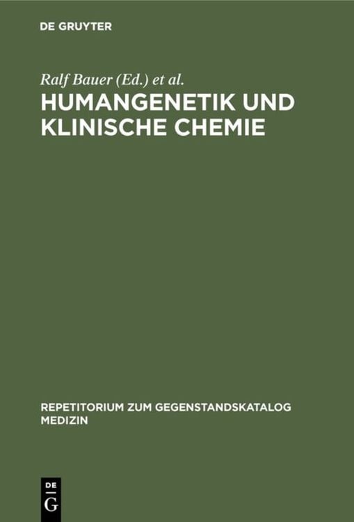 Produktbild: Humangenetik und Klinische Chemie