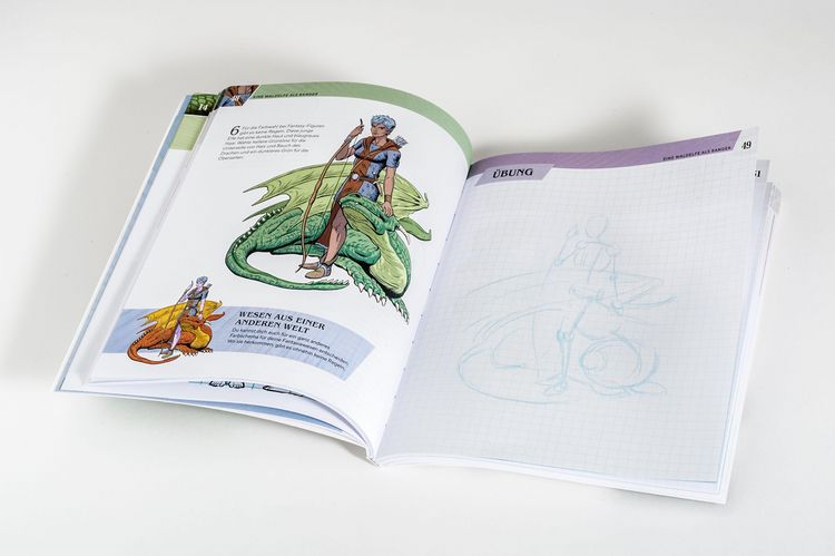 Produktbild: Ich zeichne Fantasy & Romantasy - Techniken, Charaktere und Effekte