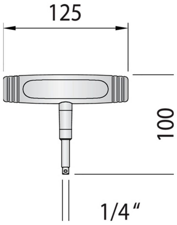 Produktbild: Gedore 763-10 1948016 Drehmomentschl&uuml;ssel 1/4\" (6.3 mm) 10 - 10 Nm