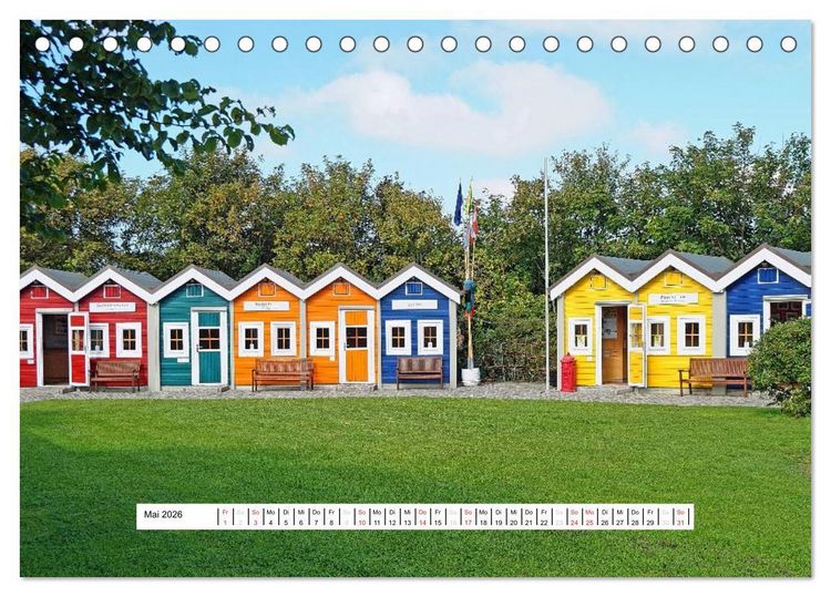 Produktbild: Hochsee-Insel Helgoland (Tischkalender 2026 DIN A5 quer), CALVENDO Monatskalender