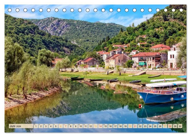 Produktbild: Reise nach Montenegro (Tischkalender 2026 DIN A5 quer), CALVENDO Monatskalender