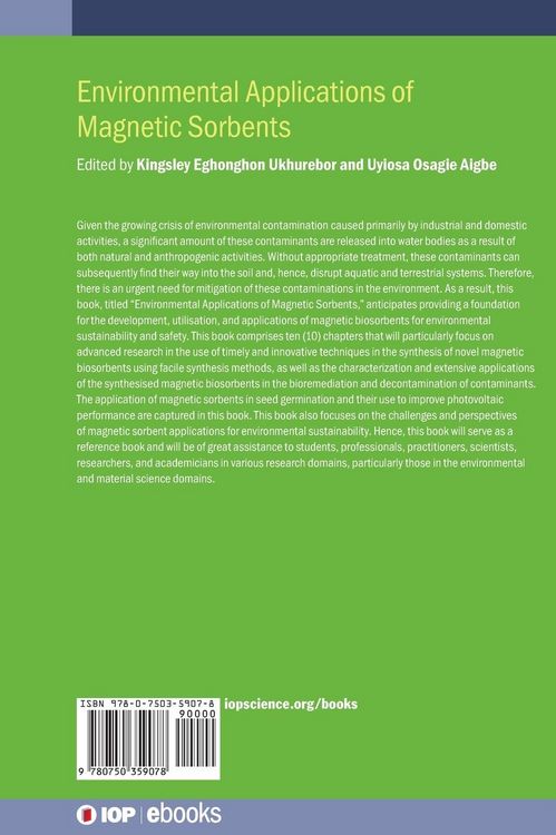 Produktbild: Environmental Applications of Magnetic Sorbents