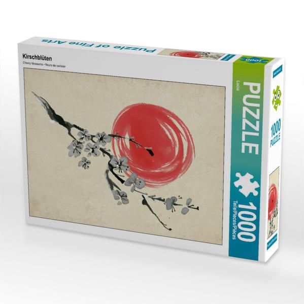 Produktbild: CALVENDO Puzzle Kirschbl&uuml;ten | 1000 Teile Lege-Gr&ouml;&szlig;e 64x48cm Foto-Puzzle f&uuml;r gl&uuml;ckliche Stunden