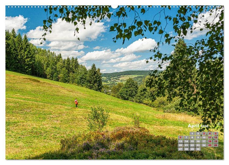 Produktbild: Markneukirchen - Musik & Landschaft einer Region (Wandkalender 2026 DIN A2 quer), CALVENDO Monatskalender