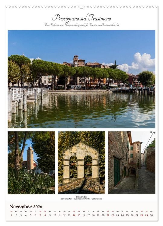 Produktbild: Architektur und Kunst in Mittelitalien (Wandkalender 2026 DIN A2 hoch), CALVENDO Monatskalender
