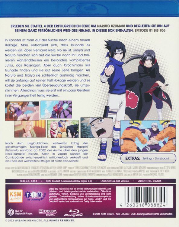 Produktbild: Naruto - Die komplette Staffel 4 - Uncut