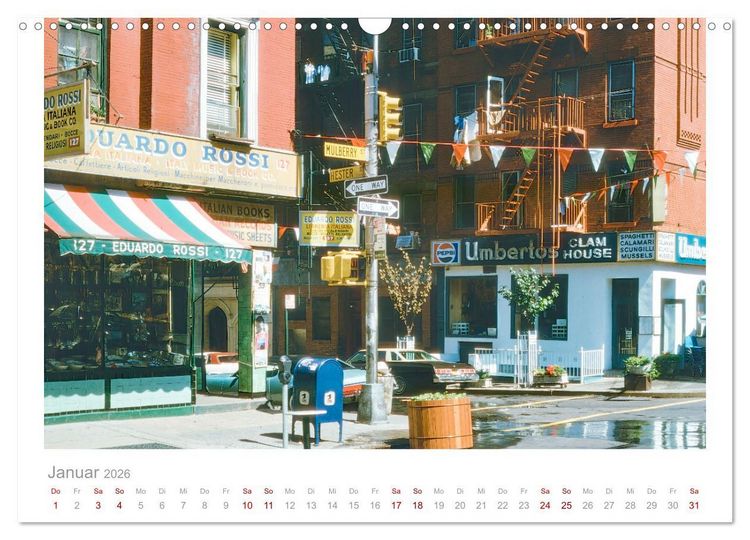 Produktbild: New York in 1975 (Wandkalender 2026 DIN A3 quer), CALVENDO Monatskalender