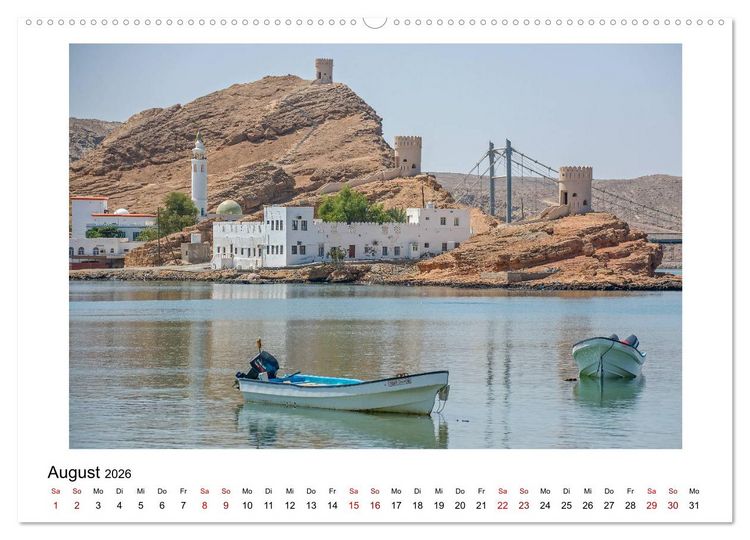 Produktbild: Sagenhafter Oman (Wandkalender 2026 DIN A2 quer), CALVENDO Monatskalender