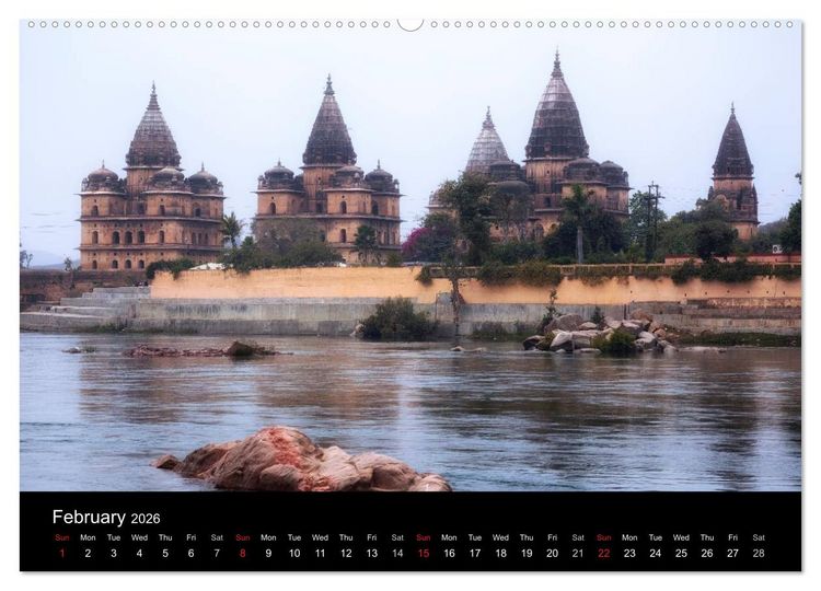 Produktbild: India - Magical Cities and Landscapes (High Quality Premium Wall Calendar 2026 DIN A2 landscape),CALVENDO 12 Month Wall Calendar
