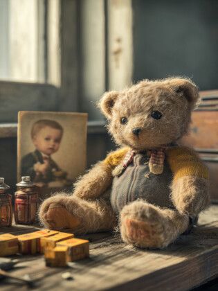 Produktbild: CALVENDO Puzzle Jedes Spielzeug tr&auml;gt ein verlorenes Lachen in sich | 1000 Teile Lege-Gr&ouml;&szlig;e 64x48cm Foto-Puzzle f&uuml;r gl&uuml;ckliche Stunden