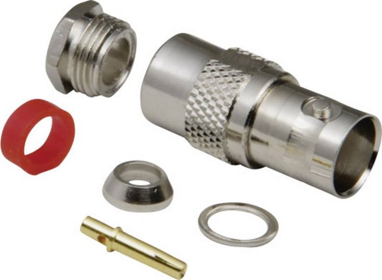 Produktbild: BKL Electronic 0401076/D 0401076/D BNC-Steckverbinder Buchse, gerade 50 Ω 1 St.