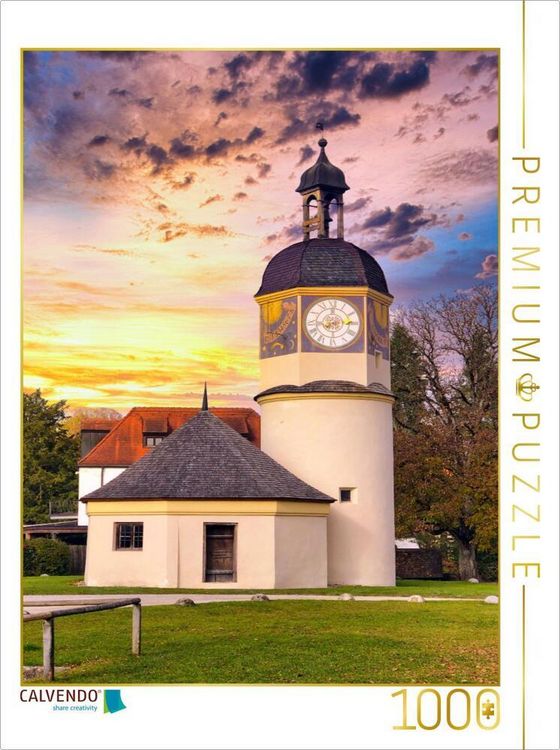 Produktbild: CALVENDO Puzzle Uhrturm | 1000 Teile Lege-Gr&ouml;&szlig;e 64x48cm Foto-Puzzle f&uuml;r gl&uuml;ckliche Stunden
