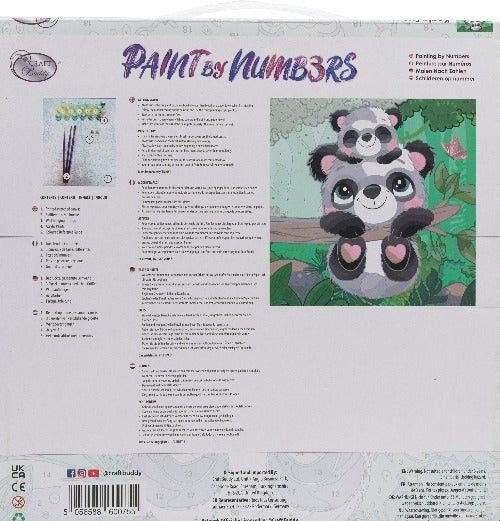 Produktbild: Craft Buddy PBN-3030-022 - Paint by Numbers, Koala Fun, 30x30cm, Malen-nach-Zahlen Kids