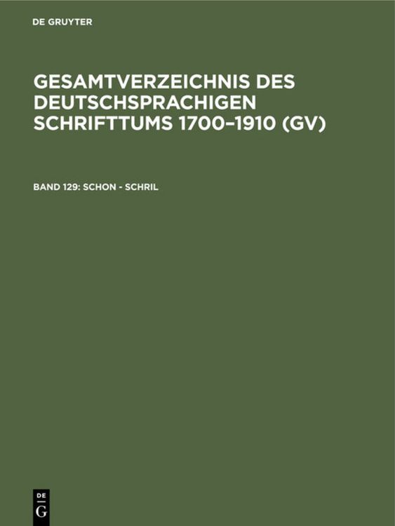 Produktbild: Schon - Schril