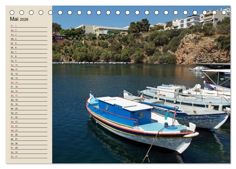 Produktbild: Gro&szlig;er Grieche Kreta (Tischkalender 2026 DIN A5 quer), CALVENDO Monatskalender