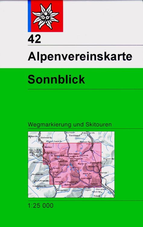 Produktbild: DAV Alpenvereinskarte 42 Sonnblick Weg