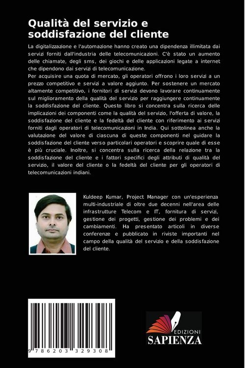 Produktbild: Qualit&agrave; del servizio e soddisfazione del cliente