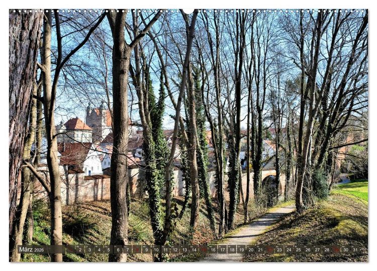 Produktbild: Landsberg am Lech - Die liebenswerte und romantische Stadt am Fluss (Wandkalender 2026 DIN A2 quer), CALVENDO Monatskalender