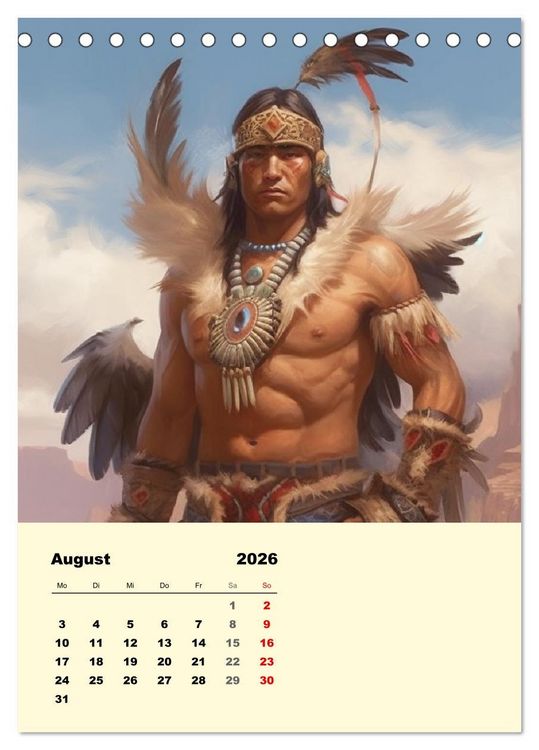 Produktbild: Indian Fantasy (Tischkalender 2026 DIN A5 hoch), CALVENDO Monatskalender