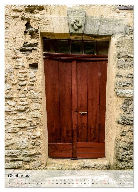 Produktbild: T&uuml;ren, Tore, Fenster der Provence (Wandkalender 2026 DIN A2 hoch), CALVENDO Monatskalender