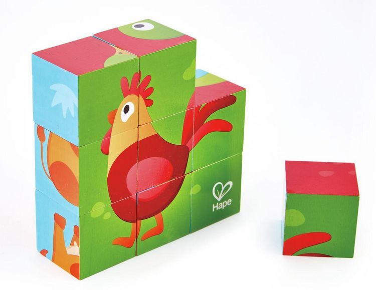 Produktbild: Hape Blockpuzzle Bauernhof (Kinderpuzzle)