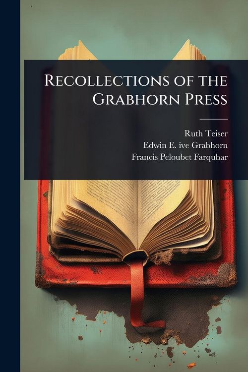 Produktbild: Recollections of the Grabhorn Press