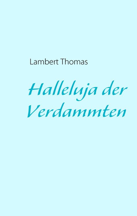 Produktbild: Halleluja der Verdammten