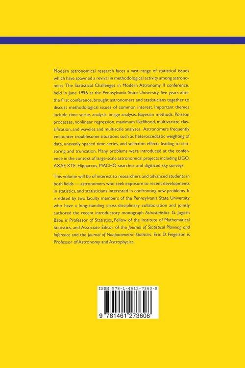 Produktbild: Statistical Challenges in Modern Astronomy II