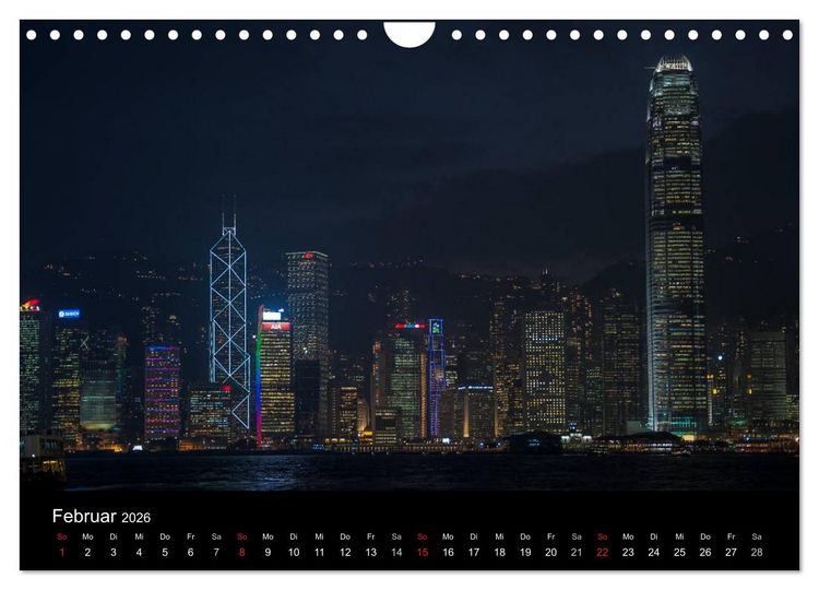 Produktbild: Hongkong (Wandkalender 2026 DIN A4 quer), CALVENDO Monatskalender