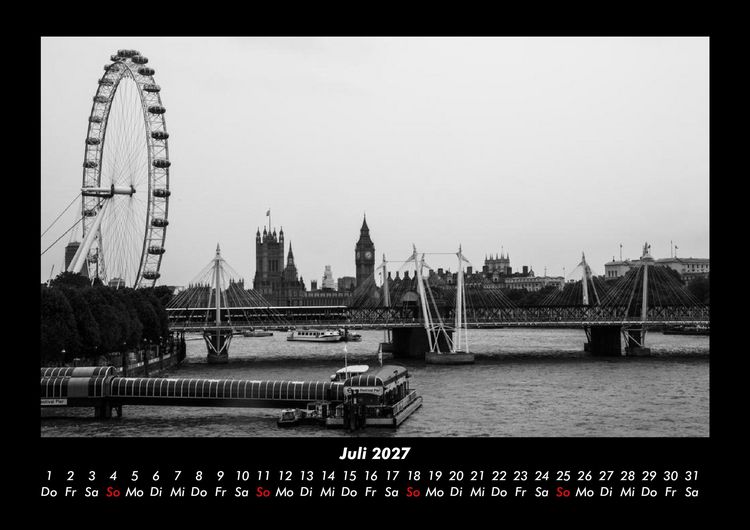 Produktbild: London 2027 Fotokalender DIN A3