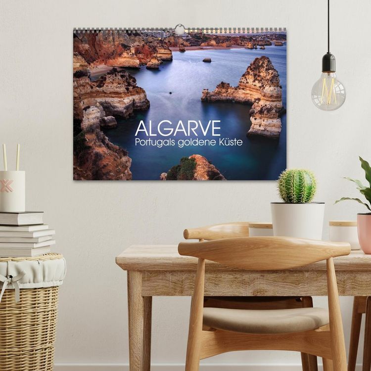 Produktbild: Algarve - Portugals goldene K&uuml;ste (Wandkalender 2026 DIN A3 quer), CALVENDO Monatskalender