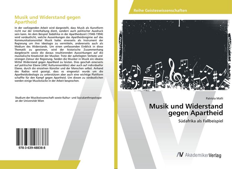 Produktbild: Musik und Widerstand gegen Apartheid