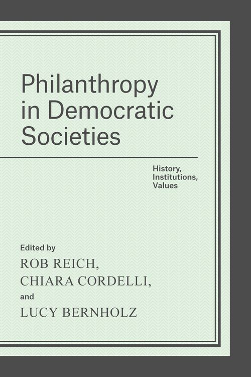 Produktbild: Philanthropy in Democratic Societies