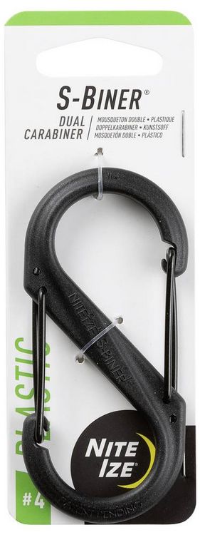 Produktbild: NITE Ize NI-SBP4-03-01BG Karabiner S-Biner Gr. 4 88mm x 38mm x 8mm 1St.