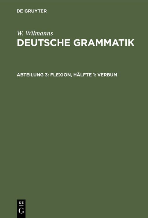 Produktbild: Flexion, H&auml;lfte 1: Verbum