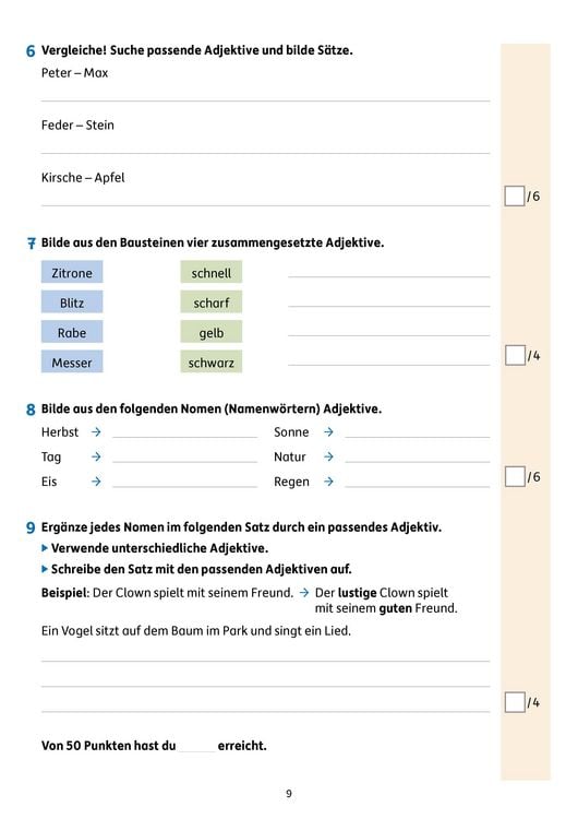 Produktbild: &Uuml;bungsheft mit Tests in Deutsch 4. Klasse