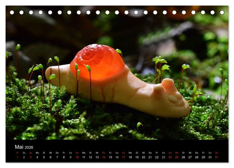 Produktbild: Die Welt der Fruchtgummis (Tischkalender 2026 DIN A5 quer), CALVENDO Monatskalender