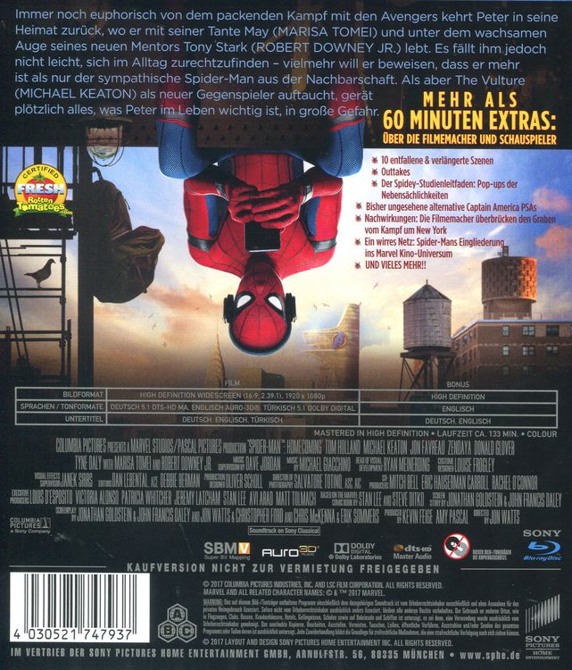 Produktbild: Spider-Man: Homecoming
