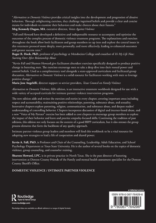 Produktbild: Fall, K: Alternatives to Domestic Violence