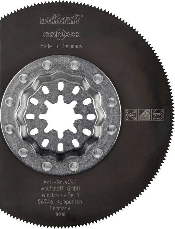 Produktbild: Wolfcraft 4244000 Segments&auml;geblatt 85mm 1St.