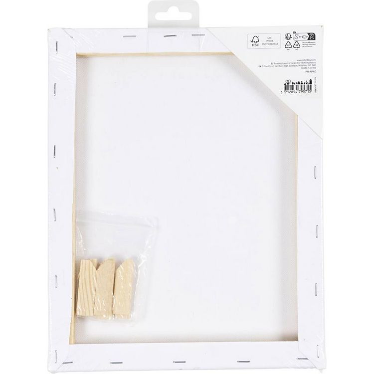 Produktbild: Creativ Company Mal-Leinwand ArtistLine Leinwand, Wei&szlig;, 24x30 cm, T 1,6 cm, 360 g, 1 Stk