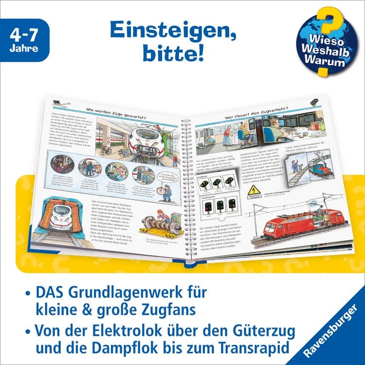 Produktbild: Wieso? Weshalb? Warum? Kernreihe (4-7 J.), Band 8 - Alles &uuml;ber die Eisenbahn