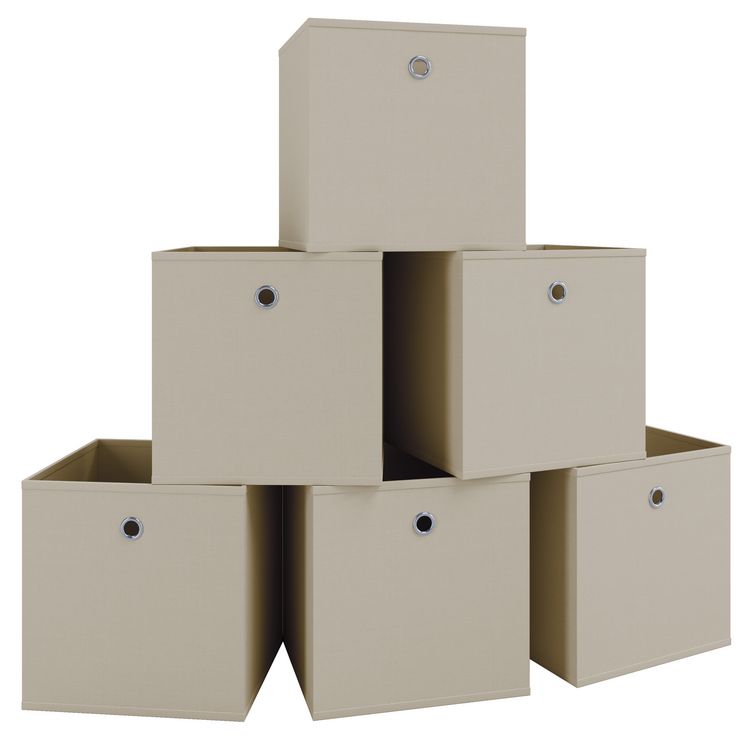 Produktbild: 6er Set Faltbox Klappbox Aufbewahrungsbox Boxas