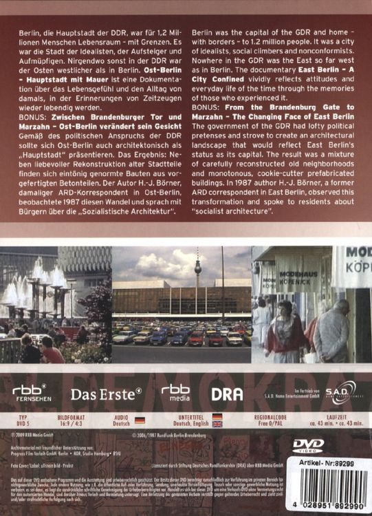 Produktbild: Ost-Berlin - Hauptstadt mit Mauer