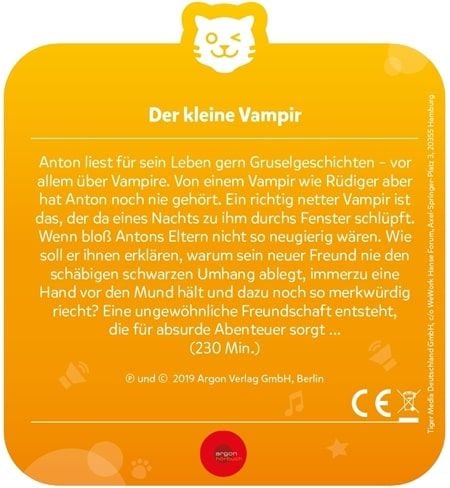 Produktbild: tigercard - Der kleine Vampir