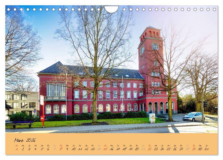 Produktbild: Bergedorf Hamburgs Perle an der Bille (Wandkalender 2026 DIN A4 quer), CALVENDO Monatskalender