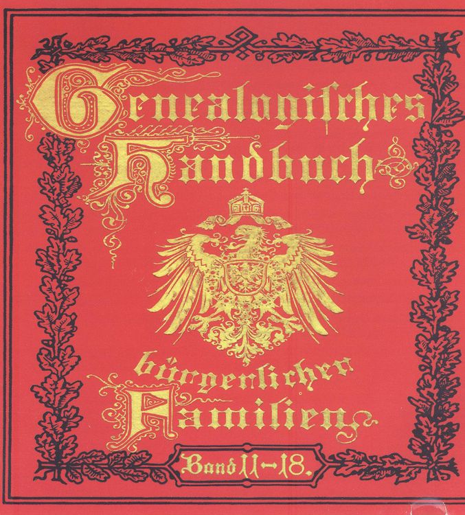 Produktbild: Deutsches Geschlechterbuch - CD-ROM. Genealogisches Handbuch b&uuml;rgerlicher Familien / Genealogisches Handbuch b&uuml;rgerlicher Familien B&auml;nde 11-18